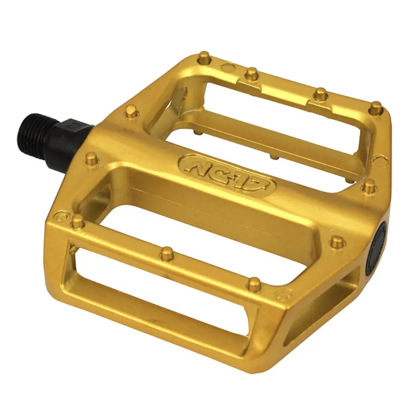 Saisonangebot NC-17 Plattformpedal STD Zero Pro, Alu, molded Pins, Kugellager gold