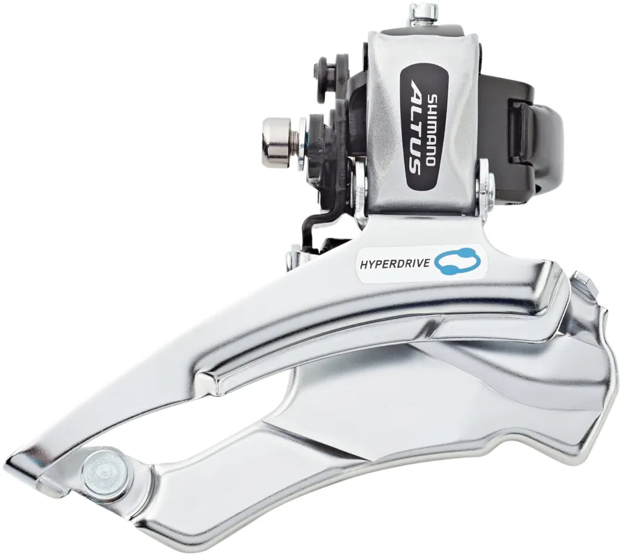 Shimano Altus FD-M313 Umwerfer 7/8-fach Schelle Dual-Pull schwarz/silber Direkt Vom Hersteller