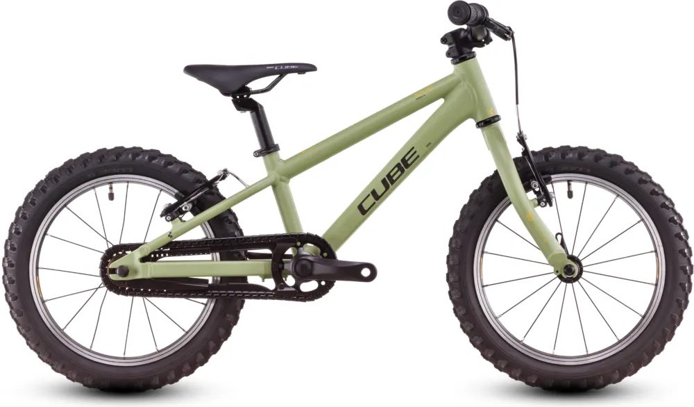 Top-Seller Cube Acid 160 (2026) | 16 Zoll Kinderfahrrad | lightolive´n´orange