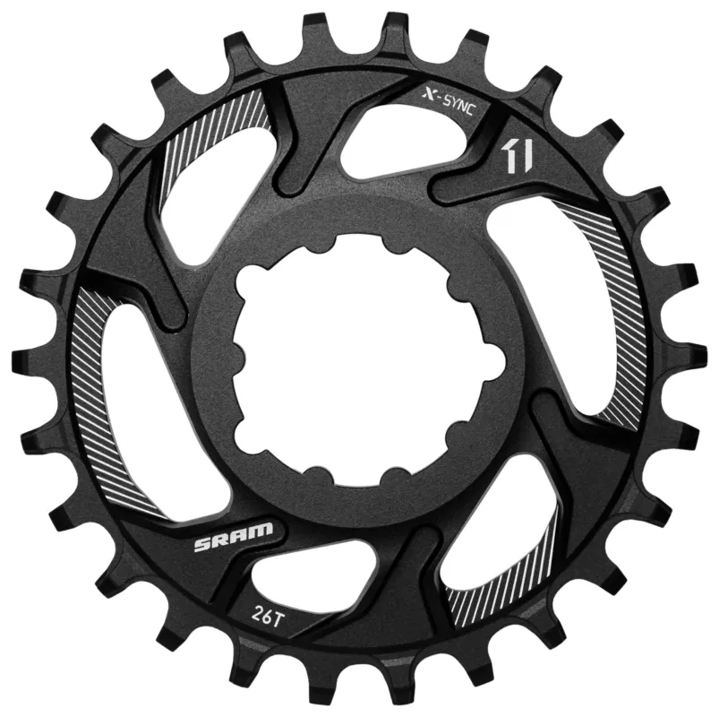 Gratis Versand SRAM X-Sync Kettenblatt Direct Mount 11-fach 6mm Offset schwarz