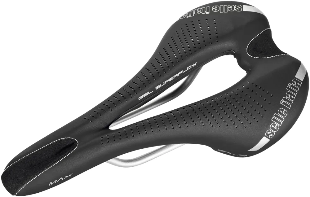 Solange Der Vorrat Reicht Selle Italia MAX SLR Gel Superfow Sattel black