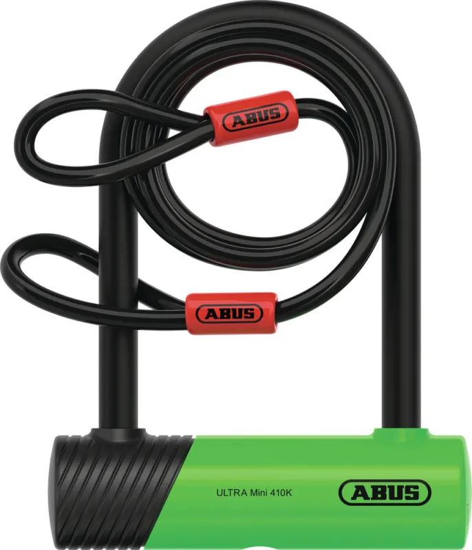 Markenware ABUS 410K/150HB140 + Cobra 10/120 SH Bügelschloss grün
