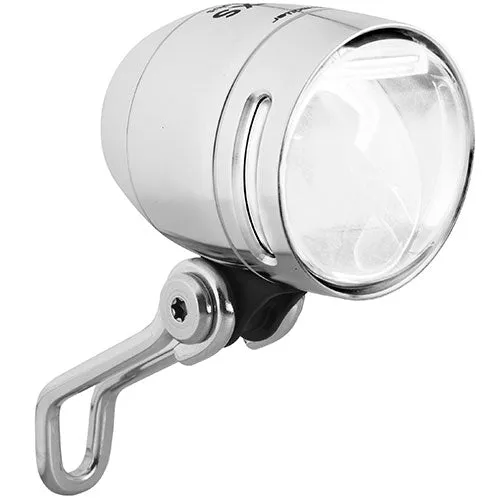 Busch + Müller Lumotec IQ-XS T Senso Plus Frontlicht silber/transparent Versand Am Gleichen Tag