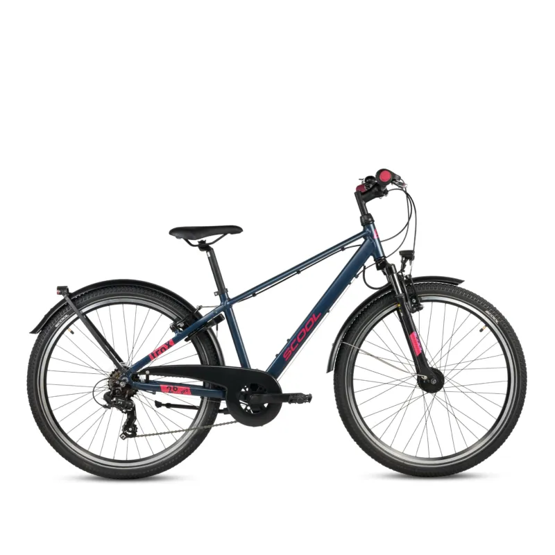 S'COOL troX Pro 26-K7 (2026) | 26 Zoll Jugendfahrrad | Pearl Night Blue/Pink Sofort Bestellen
