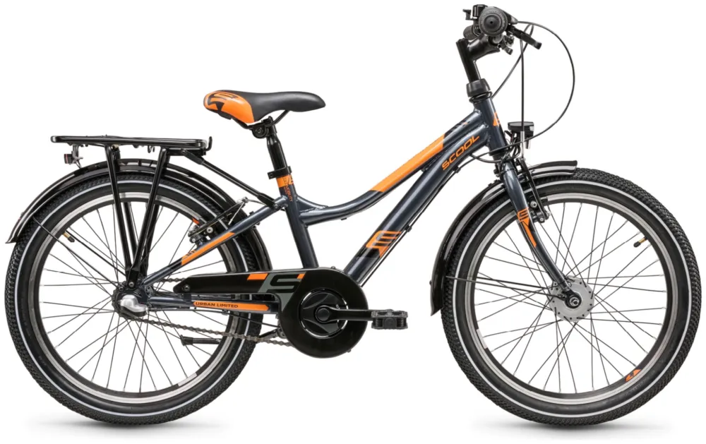 Super-Preis S'COOL troX 20-N3 (2026) | 20 Zoll Kinderfahrrad | Dark Grey/Orange