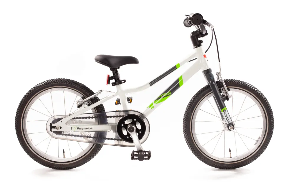 Meipel LITE Urban Kid Bike (2025) | 16 Zoll Kinderfahrrad | Weiß/Anthrazit Nur Für Kurze Zeit