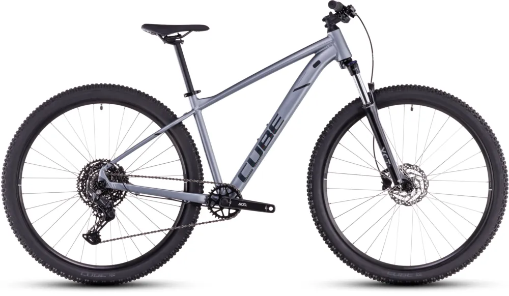 Preisknaller Cube Aim Race (2025) | 27,5/29 Zoll MTB Hardtail | slategrey´n´rainbowblack
