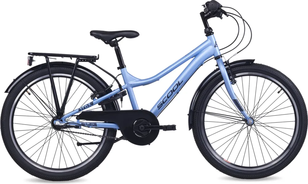 Preisreduziert S'COOL troX 24-N3 (2026) | 24 Zoll Kinderfahrrad | Ice Blue/Dark Blue