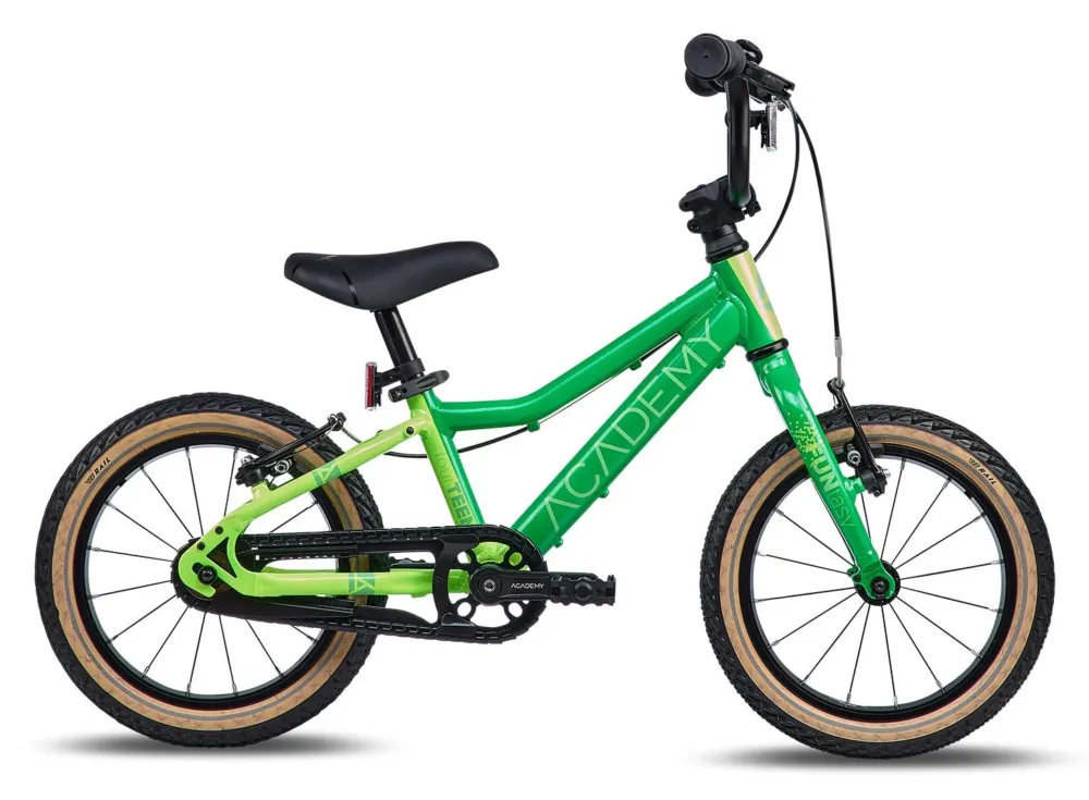 Bestpreis ACADEMY Grade 2 Edition 14" (2026) | 14 Zoll Kinderfahrrad | FUNtasy Green
