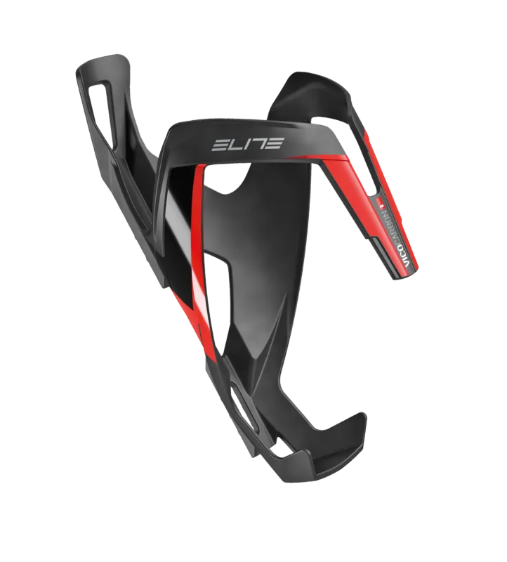 Elite Vico Bottle Holder Carbon matte black/red graphic Preisknaller