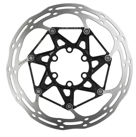 Bremsscheibe Centerline X 6-Loch schwarz, silber | 160 mm | Titan Schrauben Preis Gesenkt
