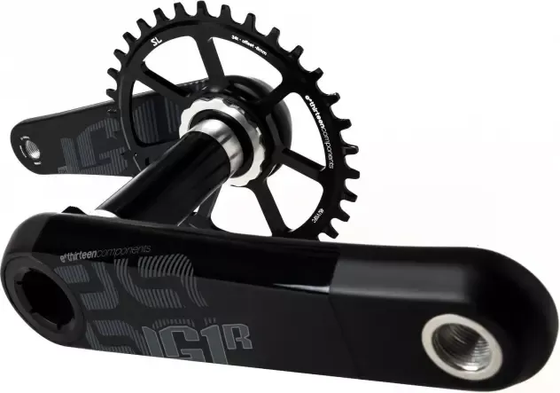 Schnäppchen XCX Race Carbon Road Kurbel schwarz | 32Loch | Race, XCX | 148x12mm | 170mm