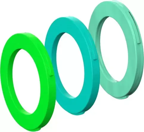 Ausverkauf Blenden-Ring Kit für Bremszange Mintgrün, Cyan, Neongrün | 2 Kolben Zange