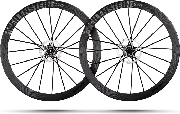 Meilenstein EVO Schwarz Edition | 24mm | Sram 11 | Laufradsatz Kostenloser Versand