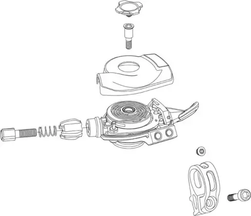 Schalthebel Cover Kit XX1 Eagle Gold | rechts Kostenloser Versand