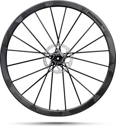 Markenware Pfadfinder EVO Schwarz Edition | 24mm | ohne | Vorderrad