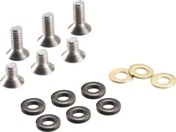 Schrauben Kit gold, schwarz, silber | Aluminium Schraube | Aluminium-Trägerplatte | für XCX+ ST Kettenführung Preisreduziert