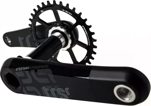 TRS Race Carbon Kurbel schwarz | 32 Loch | Race, TRS | 110mm | 175mm Aktuell