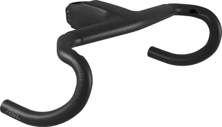 Aero RSL Road Integrierte Lenker-Vorbau-Einheit Deep Smoke | 130mm | 390mm/420mm Echt