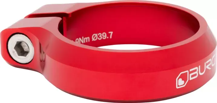 Nur Für Kurze Zeit Seat Clamp Sattelklemme Race Red | 39,7