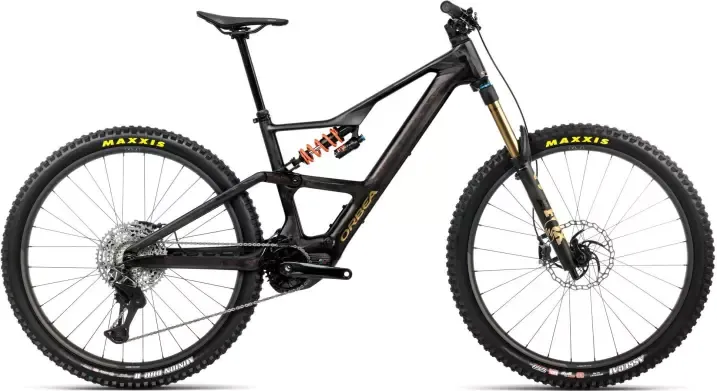 Zertifiziert Rise LT M-TEAM XT Di2 630Wh - 2025 Cosmic Carbon View - Golden Sand (Gloss) | L