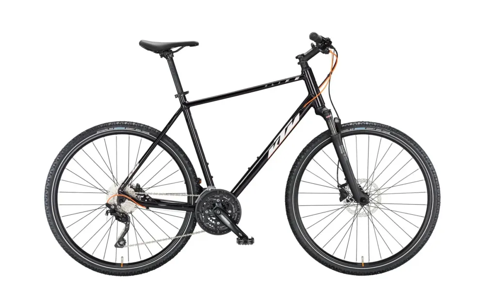 KTM X-LIFE ACTION Diamant Flaming Black (Silver&Orange Matt) - 60 cm Nur Heute