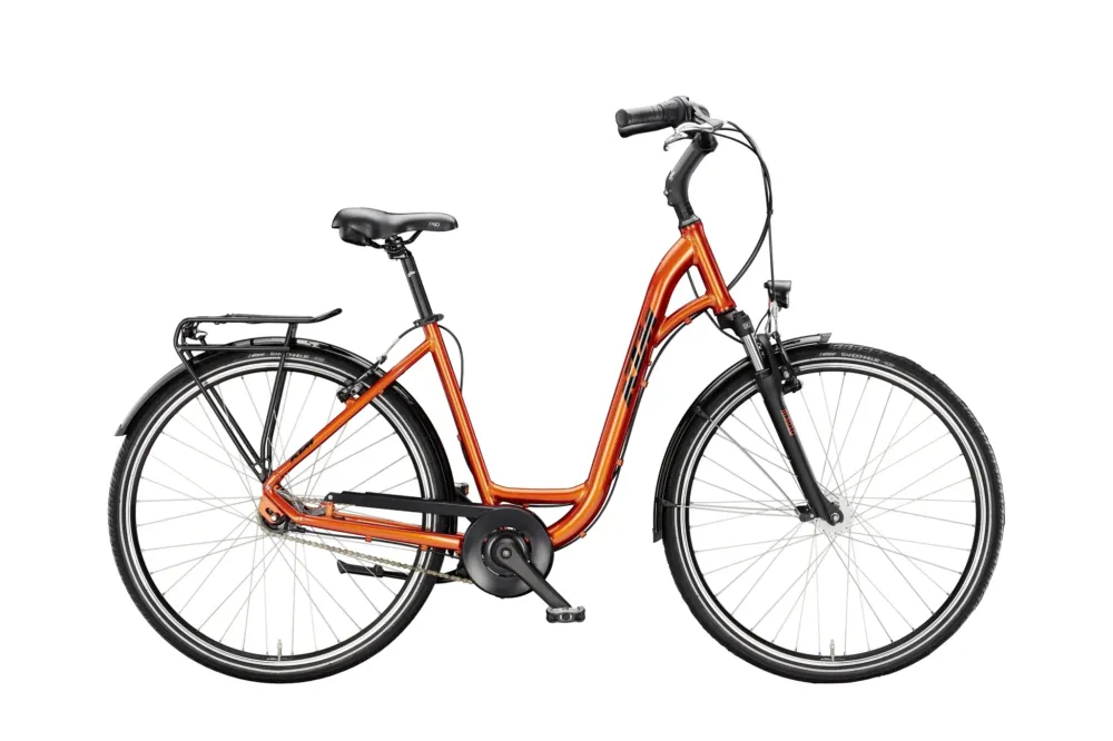 KTM CITY LINE 28 D-W Burnt Orange (Black) - 51 cm Gratis Versand