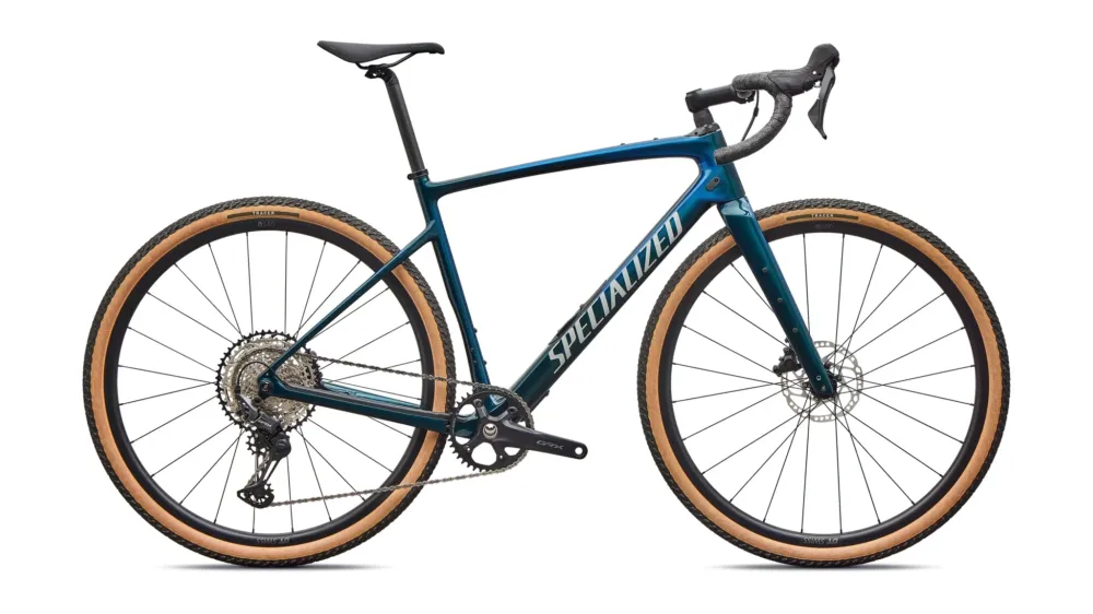 Beliebt Specialized Diverge 4 Sport Carbon Emerald Metallic/Silver Dust 2026 - 49 cm