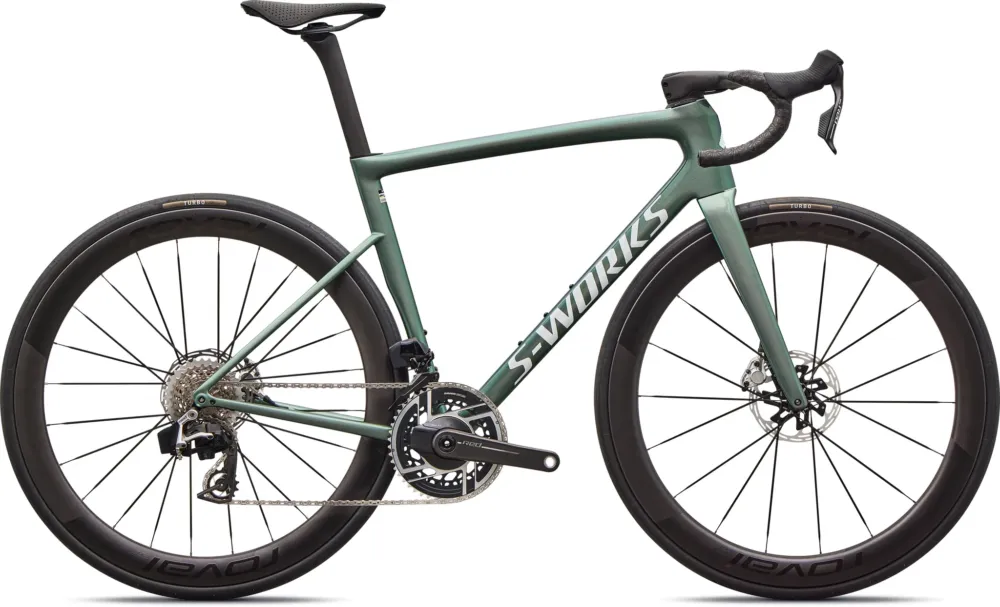 Bestseller Specialized Tarmac SL8 SW AXS Gloss Premium Fjord Metallic / White Metallic Silver 2026 - 54 cm