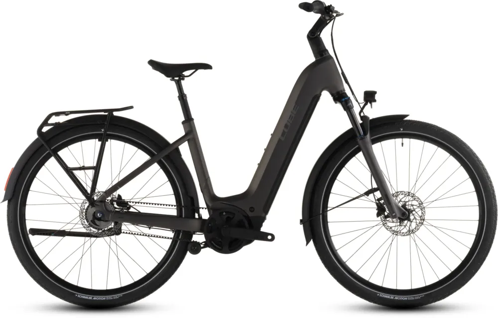 Jetzt Kaufen Cube Touring Hybrid Comfort SLX 800 charcoal´n´chrome Tiefeinsteiger 2026 - 54 cm