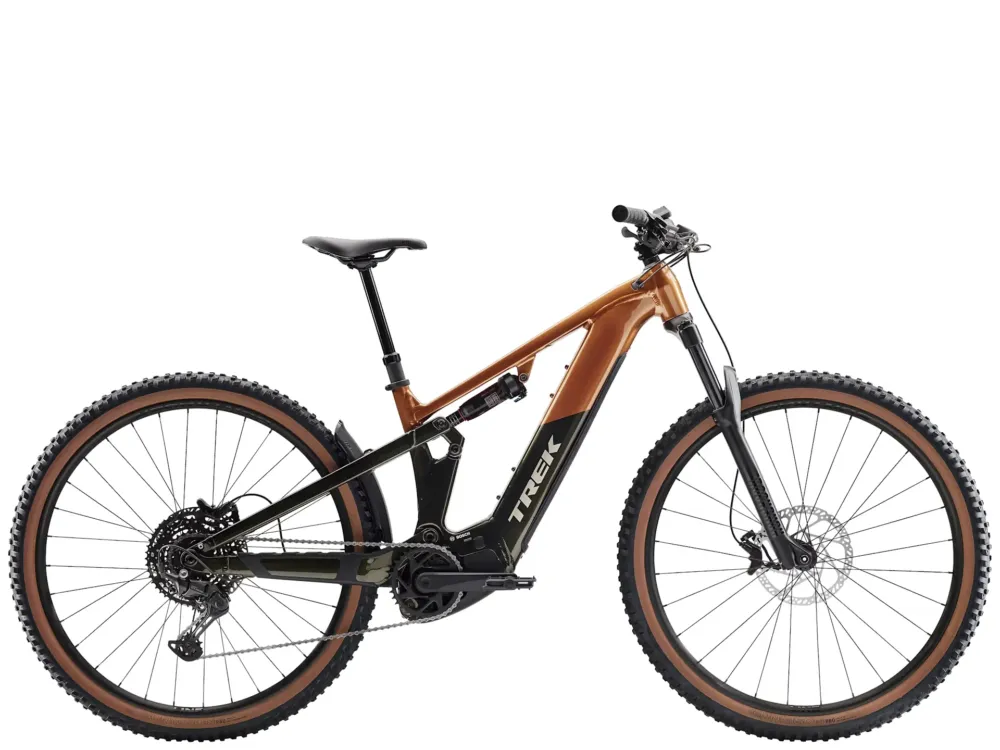 Neue Ware Trek Powerfly+ FS 4 (600Wh) Pennyflake/Olive 2026 - M