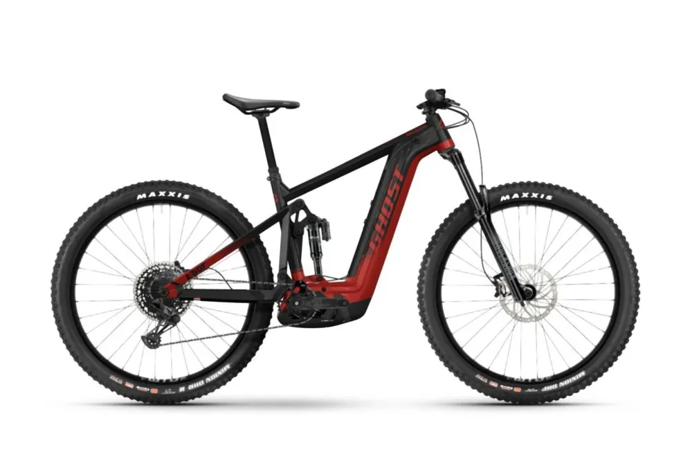 Begrenztes Angebot Ghost E-Riot AM Essential black/pearl red - glossy - M
