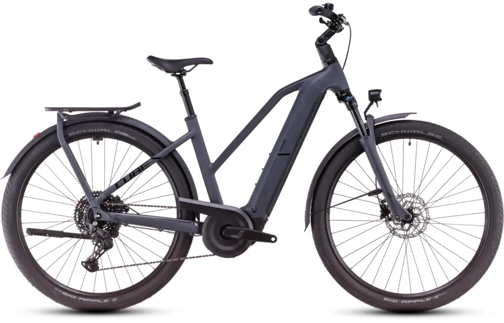 Sofort Bestellen Cube Kathmandu Hybrid ONE 600 shadowgrey Trapeze 2025 - 46 cm