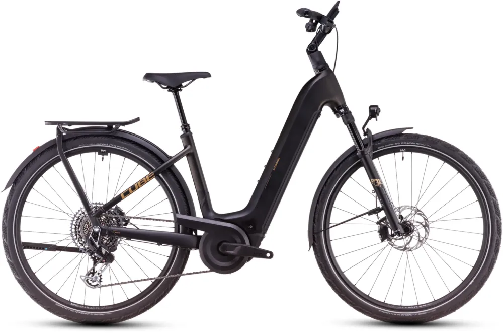 Billig Cube Kathmandu Hybrid SLT 800 golddust´n´black EE 2025 - 50 cm