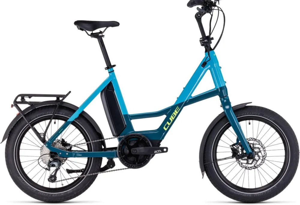 Cube Compact Sport Hybrid 500 blue´n´lime 20" - One Size Neue Ware