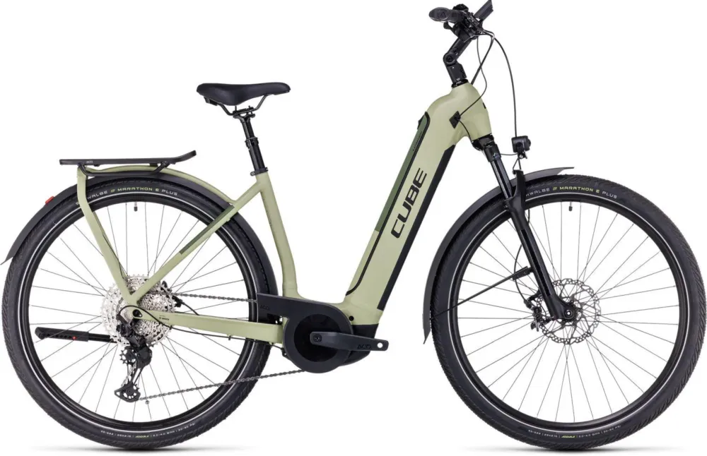 Cube Kathmandu Hybrid SLX 750 green´n´olive Easy Entry - XS Kostenfreie Lieferung