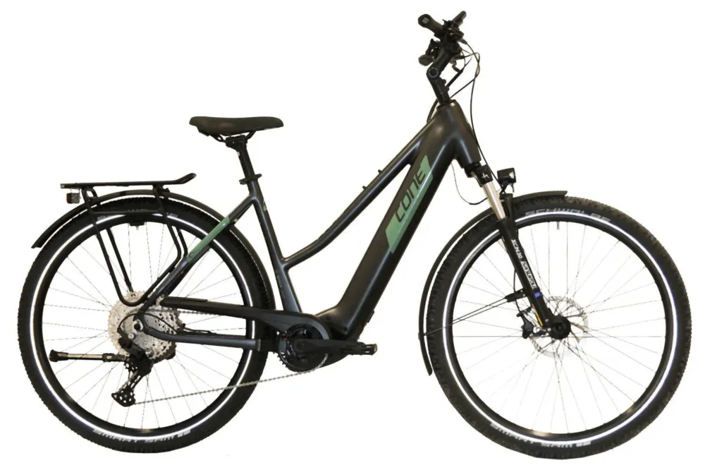 CONE eSUV IN 3.0 Trapez 625Wh Anthrazit-Schwarz/Grün - 55 cm Sichere Zahlung