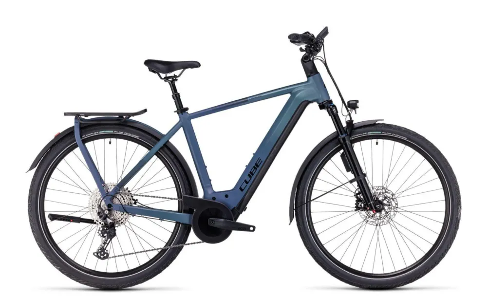 Preiswert Cube Kathmandu Hybrid ABS 750 smaragdgrey´n´blue - M
