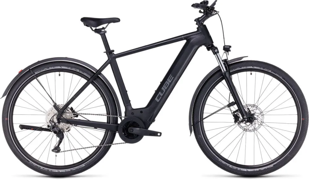 Neuheit Cube Nuride Hybrid Pro 750 Allroad black´n´metal - L