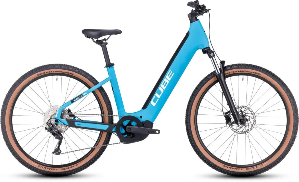 Kostenfreie Lieferung Cube Reaction Hybrid ONE 750 skyblue´n´white Easy Entry - XL