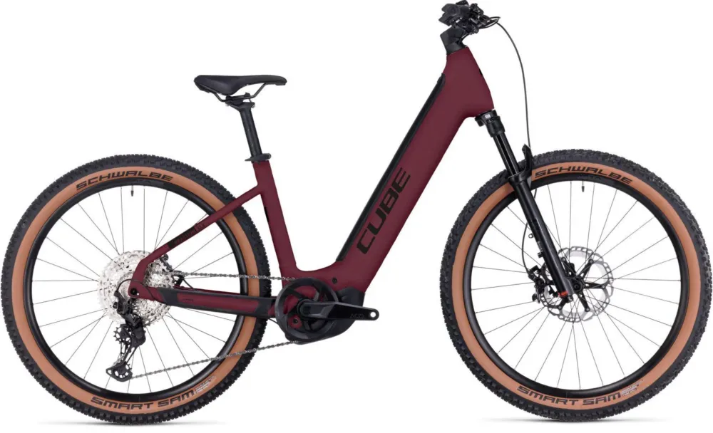 Markenprodukt Cube Reaction Hybrid SLX 750 rubyred´n´black Easy Entry - M