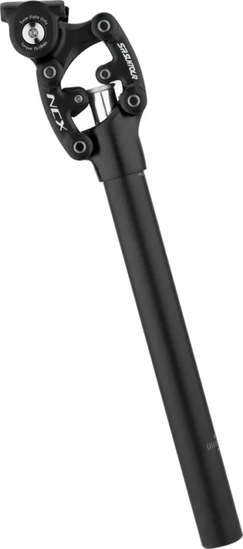 Günstig Suntour NCX SP12 Federsattelstütze mit Fingerschutz - schwarz | 350 mm | 30,9 mm | 0 mm