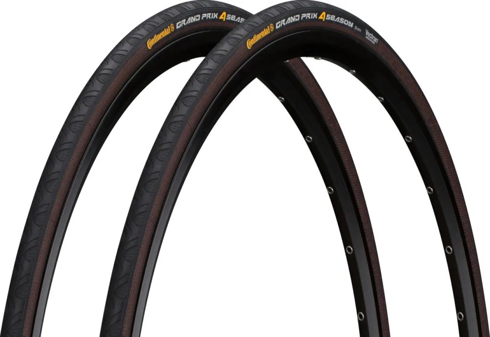 Bestpreis Continental Grand Prix 4-Season 28" Faltreifen 2er-Set - schwarz-schwarz | 28 " | 28 mm | 28-622