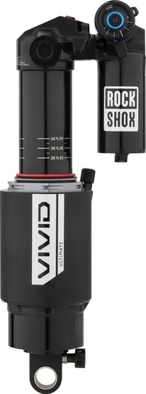 RockShox Vivid Ultimate RC2T Trunnion Dämpfer - black | 185 mm x 55 mm Zertifiziert