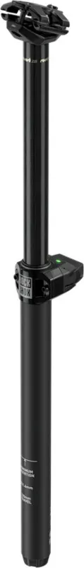 Schnäppchen RockShox Reverb AXS 225 mm Vario-Sattelstütze - black | 0 mm | ohne | 31,6 mm | 598 mm