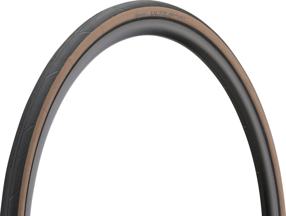 Versand Am Gleichen Tag Continental Ultra Sport III 28" Faltreifen - schwarz-braun | 28 " | 28 mm | 28-622