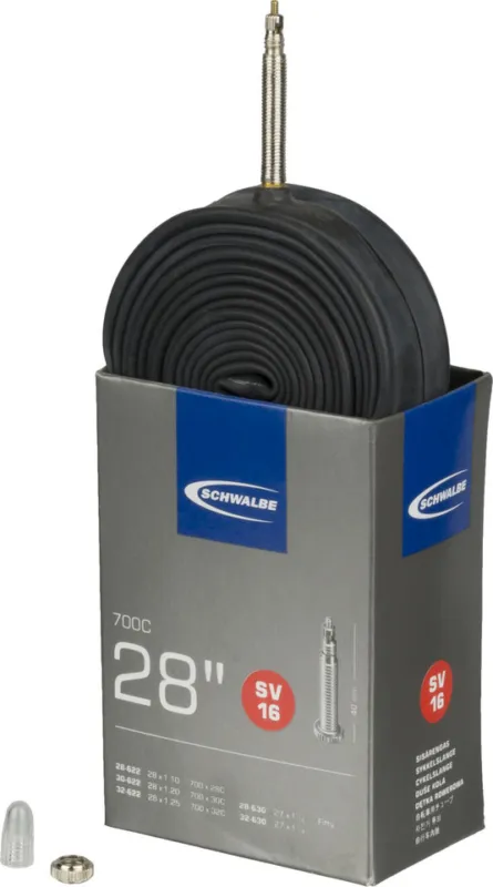 Schwalbe Schlauch 16 für 28" - universal | DV | 28-622 bis 32-630 | 27-28 x 1 1\\/4-1,10 DV 40 mm | 40 mm Expressversand