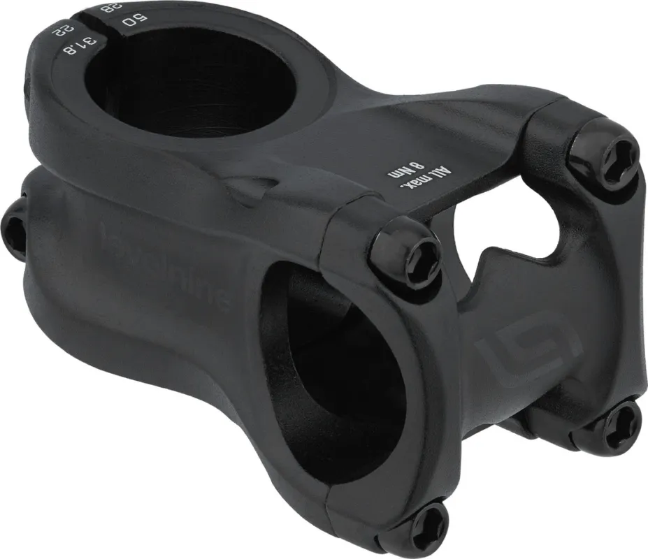 LEVELNINE MTB 31.8 Vorbau - black stealth | 6° | 50 mm Begrenztes Angebot