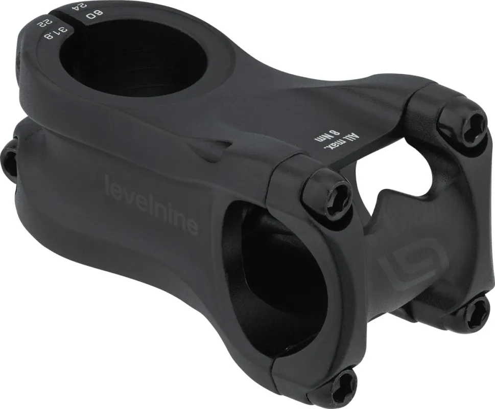 LEVELNINE MTB 31.8 Vorbau - black stealth | 6° | 60 mm Top-Preis