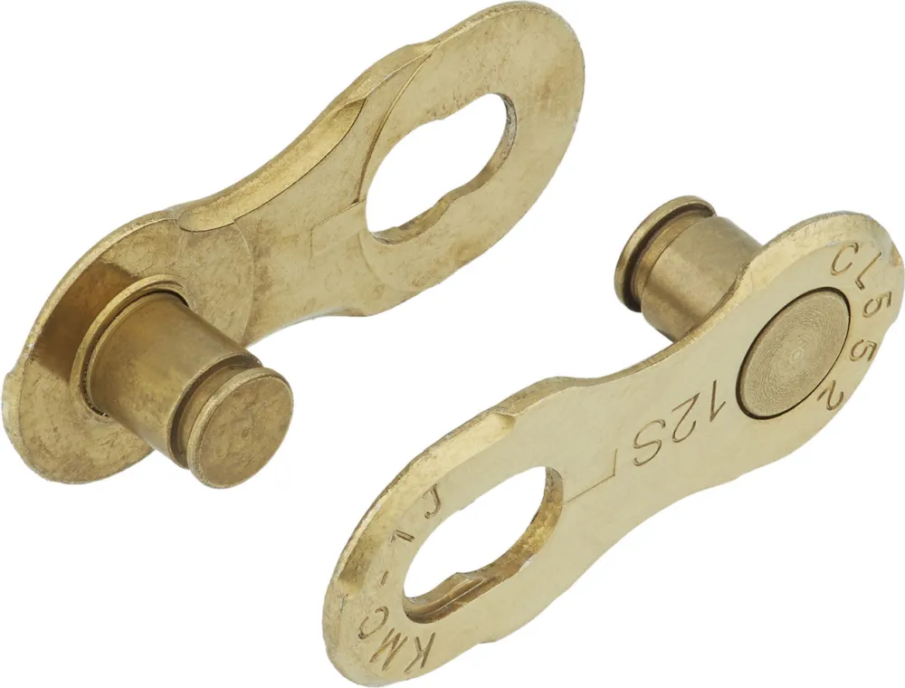 Kracherpreis KMC MissingLink Kettenschloss - titan nitrid gold | 12 fach